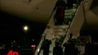 Raw Video: Pope Returns to Italy