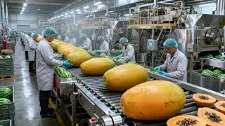 Inside a Modern Papaya Factory | From Fresh Papayas to Bottled Juice &ndash; NextGen Machina