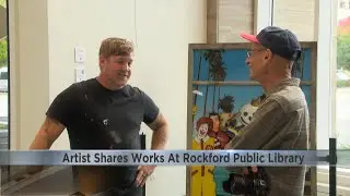 Artist Brett Whitacre honored to feature new exhibit at Rockford Public Library