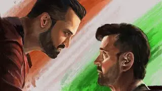 HRITHIKROSHAN AND NTR. #shorts #art #drawing #digitalart #procreateart #ntr #hrithikroshan 
