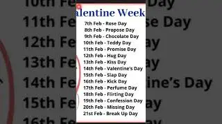 7 February to 21 February is a special day February