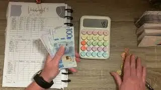 Veckobudget sammanst&auml;llning vecka 4 Oktober 2025  | Kontanter | Cash stuffing