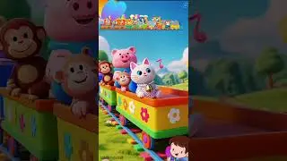 3D Train Song for Kids 🚂 | Colorful & Fun | #Shorts