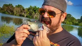 CRAPPIEST Casting on the CRAPPIEST Lake in Central Texas! | Lake Waco