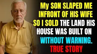 My SON Slapped Me While His Wife Watched. So I Sold The Land His House Was Built On Without Warning.