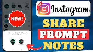 How to Write A Prompt on Instagram Notes (NEW UPDATE!!!)