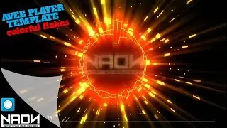 Colorful Flakes | Avee Player Visualizer Template - Naon Project