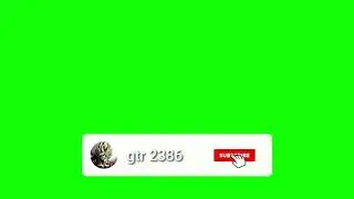 Green screen de inscreva-se