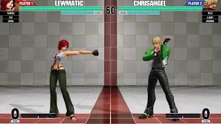 KOF XV CHRISANGEL vs LEWMATIC