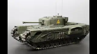Painting & Weathering Tamiya 1/35 Churchill Mk.VII