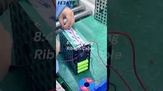 Building My OWN Lithium Battery Pack! (Full Assembly Vlog)#factory #lithiumionbattery #shorts
