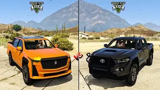 GTA 5 Albany Cavalcade FXT Vs GTA 5 Toyota Tacoma  - Which Is Best?