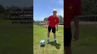 Day 12 of Showing You Skills to Get Past Defenders  #soccer #football #tutorial #skilltutorial #fyp