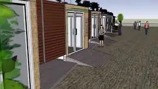 Hotel Motel Container Shelter Box Produzione Vendita Noleggio