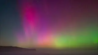 Aurora Borealis/Northern Lights/&Scaron;iaurės Pa&scaron;vaistė/Lithuania/Geomagnetic storm