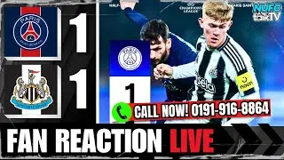 PSG vs NEWCASTLE UNITED | MATCH REACTION LIVE