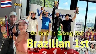 We&rsquo;re fly from Phuket to Chiang Mai for go-karting #kimelias #gokart #brazilian number 1st