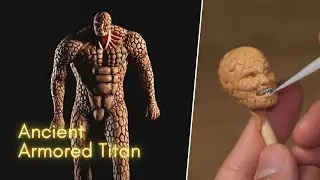 Sculpting Ancient Armored Titan | Attack On Titan | Shingeki No Kyojin