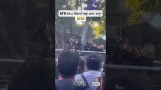 M&rsquo;Baku liked my war cry😂😂 #blackpanther #marvel #fypシ #disney #avengers #comedy #humor #funny