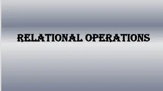 Relational operations  in dbms|Relational algebra in tamil | selection operations