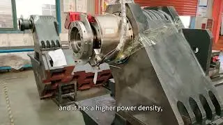 The electric spindle has good rigidity, high precision, and high rotational speed.