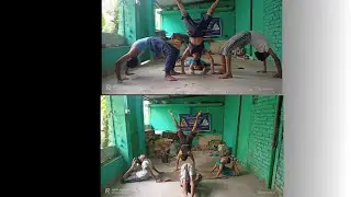 Unbelievable Yoga Group Stunts 😱 | 11s Shorts  #Yoga #TeamYoga #YogaChallenge #HardYoga #YogaShorts 