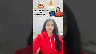 Maneka Gandhi Case Explained Article 21 & Due Process#shorts #short #viral #trending #youtubeshorts