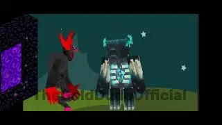 GUEST 666(FORSAKEN) VS THE WARDEN (MINECRAFT) (animation by: TheGoldDudeOfficial)