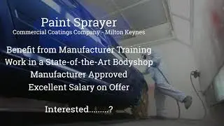 Paint Sprayer - Milton Keynes - Motor Trade Jobs