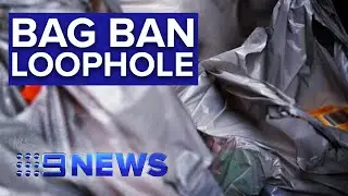 Plastic bags will still be handed out in Victoria despite ban | Nine News Australia