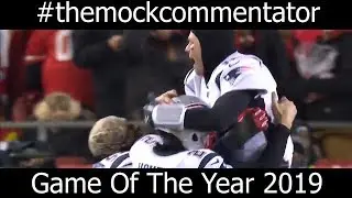 NFL Game Of The Year with Color Commentary
