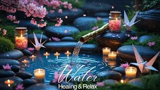 Healing Water Sounds 💧 Soft Piano | Deep Sleep, Calm & Meditation