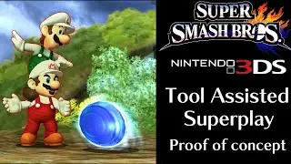 TAS 3DS Super Smash Brothers 4 - Sonic vs Mario & Luigi (x2 CPU lv 9s, No damage).