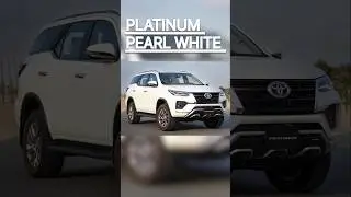 2025 Toyota Fortuner 6 colour options...