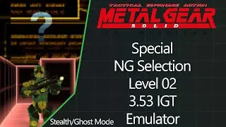 MGS: VR Missions | PS1 Emulator | Special | NG Selection | Level 02 | SGM | 3.53 IGT