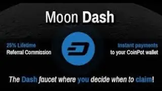 Moondash.co.in Best Highly Paying Faucet | Earn Dashcoins every claim 5 Minutes | InitialOfEarn 2019