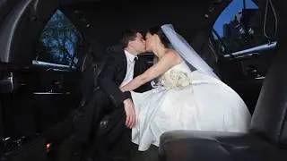 Wedding day limo