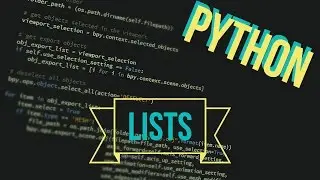 Python, Ep. 4: Lists (Arrays!)
