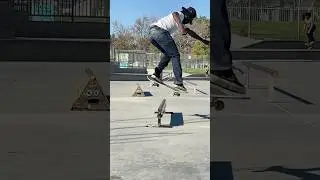Kickflip backside lip practice😅 #skateboarding #shorts #fyp