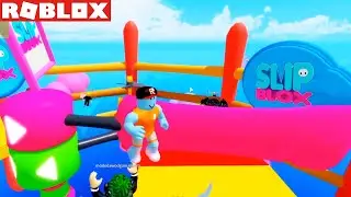 ИГРА В РЕЖИМ КЛОН FALL GUYS В РОБЛОКС | Roblox SlipBlox