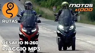 La N260, el eje Pirenaico, en Piaggio MP3: De La Seu d'Urgell a Portbou | Etapa 2