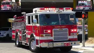 Alameda County Fire Dept. Engine 13, Engine 22 & Falck Responding