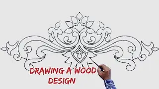wood drawing designs / furniture design / easy wood design art / sketch art / wood design for bed🤍🖌️