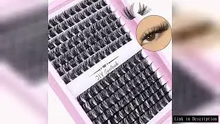 Lash Clusters 168pcs Cluster Lashes 10-16mm Lashes Extensions Natural Look Lashes D Curl Fluffy Clus
