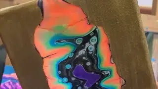 Showing Some Mini Paintings in Blacklight | LIVESTREAM CLIP