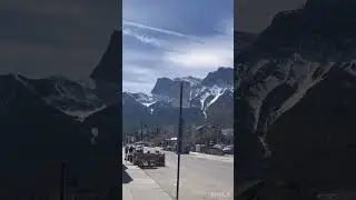 Канада. Потеплело, поток туристов увеличится г. Канмор, Альберта. Canada