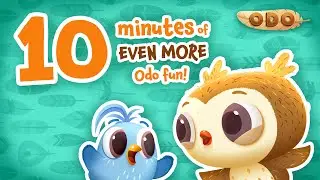 10 Minutes of EVEN MORE Odo Fun!🦉🎉| Odo Owl TV Series | Fun Kids Animation, Kids Video, Kids Film