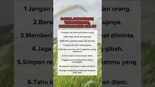 8 CARA JADI ORANG YANG DISEGANI BUKAN KARENA GALAK #quotes #mindset #shorts #motivation #inspiration