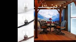 Heavy Duty Non-Suspended Candelabra E12 Base Outdoor String From Novelty Lights