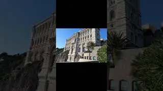 Affluent Monaco, a small but rich entity on its own. Romantic Drive with gorgeous blue sky and sea!